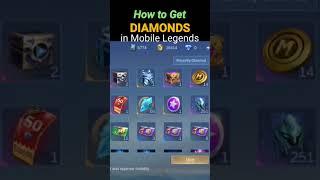 How to Get Diamonds in Mobile Legends #shorts #mobilelegends