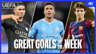 #UCL Great Goals Matchday 1 | Hakimi, Rodri, João Félix...