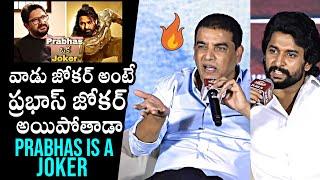 Natural Star Nani and Dil Raju Reacts On Arshad Warsi Comments On Prabhas | Prabhas Is A Joker