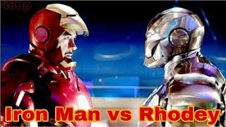 Iron Man vs Rhodey - Birthday Party - Iron Man Fight Scene | Satisfya | Iron Man 2 | Part-2