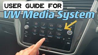 How to Volkswagen -- Discover Media Screen Walkthrough / User Guide / Tutorial / Owners Manual