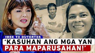 Imee Marcos Gustong Maparusahan ang mga Duterte