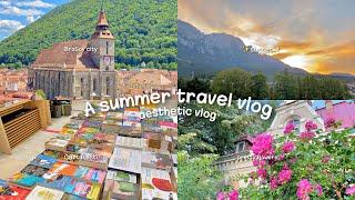 A summer travel vlog  (mountains,castles,nature,city vibes)