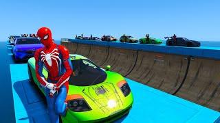  The evil Ramp strikes again! ️‍️‍️ GTA 5 challenge: Spider-Man, Hulk, and Venom edition!