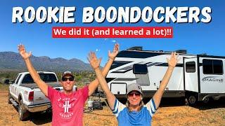 4 Days Off-Grid in Our RV: The Truth About First-Time Boondocking