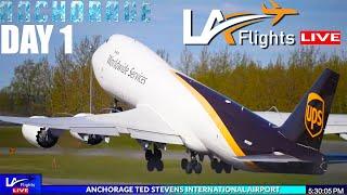 LIVE  Anchorage Ted Stevens Int'l LIVE | ANC Plane Spotting