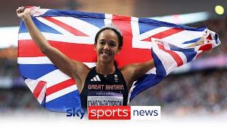 Great Britain's Katarina Johnson-Thompson wins silver in the women's Heptathlon