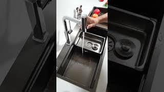 Lefton Single Bowl Honeycomb Embossed Anti-scratch Kitchen Sink-KS2201  #kitchen #kitchensink #tap