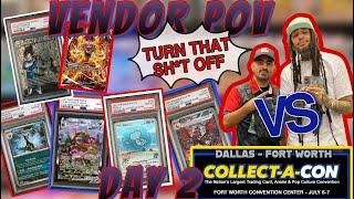 Pack Battle vs Who? Collect-A-Con Fort Worth Day 2 | Vendor POV