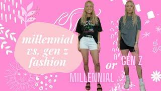 millennial vs. gen z fashion | finding out which style is more *me*