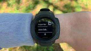 Garmin Instinct AREA CALCULATOR. Cool activity to determine how large an area is!