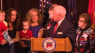 Greg Pence Delivers Victory Speech On Election Night