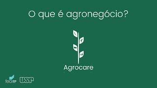 O que é agronegócio?