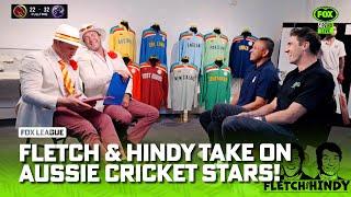 Fletch & Hindy interrogate Uzzie and Cummins - Cricket Crossover! | Matty Johns | Fox League