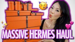 MASSIVE HERMES UNBOXINGPre-Spend Part 1Jewelry, Silk, Shoes, RTW, Apple Hermes Kilim Strap愛馬仕配貨開箱