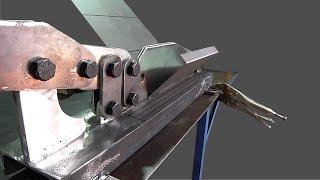 Portable Multi-Angle Sheet Metal Bender: Make Square Profiles Easily! (MADE FROM SCRAP METAL)