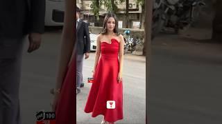 Nitanshi Goel looks beautiful in Red off shoulder gown #nitanshigoel #shorts