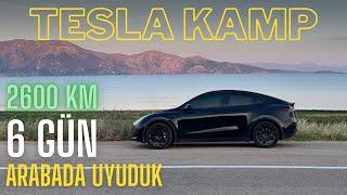 6 Days Sleeping in a Tesla with My Girlfriend - 2600 Km Turkiye Tour with an Electric Car