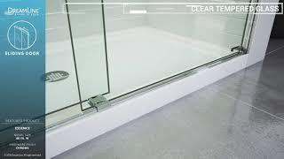 DreamLine Essence Shower Door | Sliding Opening