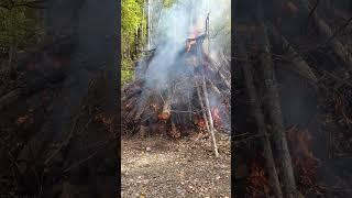 Everything Is Bigger In Alaska!  Even Our Camp Fires