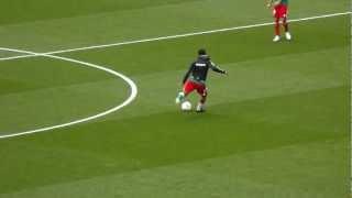 Giovanni Dos Santos skill trick warm up Mexico v Gabon Olympics 2012