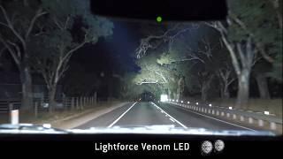 Lightforce Venom LEDs Beam Pattern and Performance Demonstration