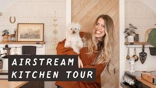 Vintage Airstream Tiny Home Kitchen Tour