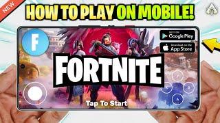  HOW TO PLAY FORTNITE ON MOBILE ANDROID/IOS IN 2025 | FORTNITE MOBILE DOWNLOAD