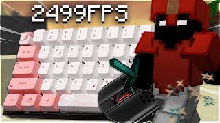 2499FPS Clacky Keyboard and Mouse Sounds ASMR [Hypixel Bedwars]