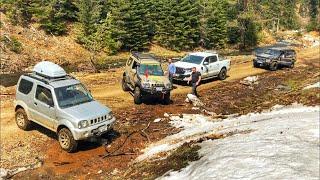 Düzce’nin bilinmeyen yaylası; ILICA’ ya çıktık. (Jimny vs Cherokee vs G.Vitara - Feroza - Ranger)