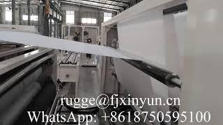 High speed gluing lamination maxi roll paper making machine production line