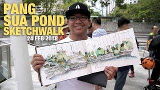 Sketching at Pang Sua Pond (Feb 2018)