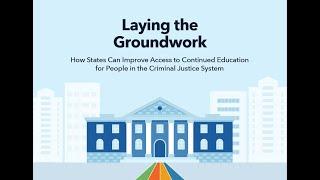 How States Can Improve Access to Education for People in the Criminal Justice System [WEBINAR]