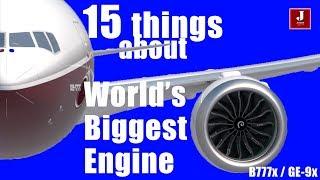 Top 15 things about World Largest Engine GE 9x I First Test Flight I Updated Version