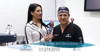 Miss Texas getting her Lasik at Manrique Custom Vision SA