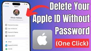 How to Delete Your Apple ID Without a Password - Remove iCloud Account Without Password