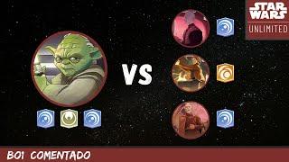 Yoda Vigilancia vs Canciller, Han Solo 2 y Dooku || STAR WARS UNLIMITED