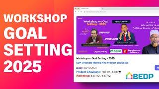 Workshop Goal Setting 2025