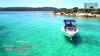 Explore the Outside - Triton 150hp Rental Boat