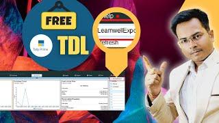 EXPORT TDL | Free Tally Prime TDL @LearnWell