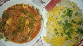 Chicken jalfrezi  aur zeera Rice |Lahore Kai zaiqay