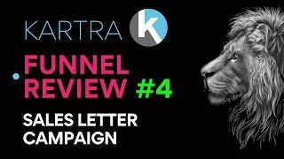 Kartra Free Sales Funnel Template Review #3 - Sales Letter Campaign