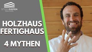 Holzhaus - Fertighaus: Die 4️⃣ größten Mythen