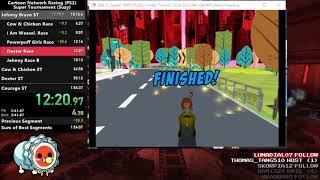 Cartoon Network Racing PS2 Super Tournament Speedrun 1:52:30.00 (Old WR)