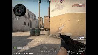 CS:GO - high mouse sensetivity and clutch 4 vs 1