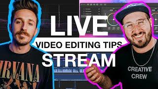 Video Editing Tips - LEVEL UP Your YouTube Videos (Live with Zac Sopak)