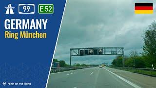 Driving in Germany: Autobahn A99 E52 Münchener Ring [Munich Bypass Clockwise]