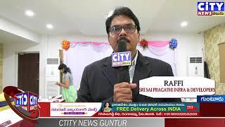 SRI SAI PRAGATHI INFRA & DEVELOPERS RAFFI WITH CITY NEWS TELUGU AT BNI EVENT GUNTUR