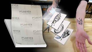 Forever Temporary Tattoo Paper Tutorial