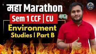 #2 ENVS Semester 1  | Marathon One Shot | PART B  #calcuttauniversity